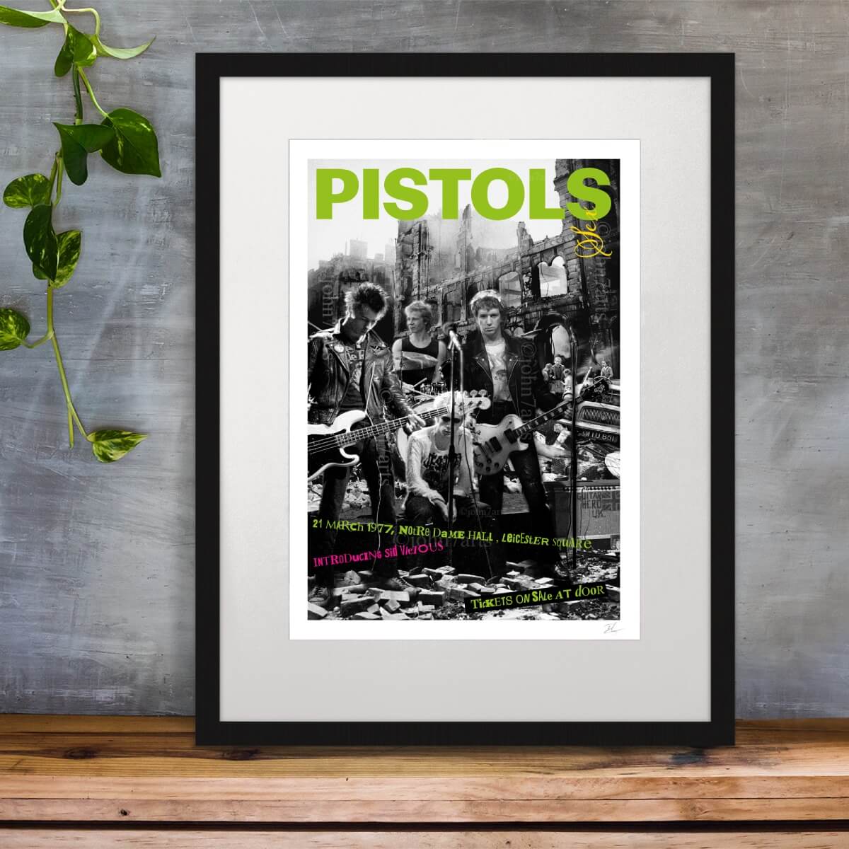 Sex Pistols Concert Poster The Flood Gallery